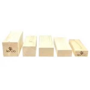A Group Of Wooden Jenjo Blocks