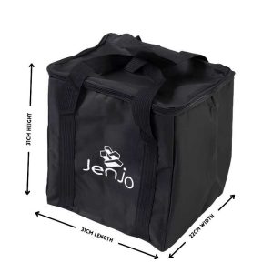 Black Small Jenjo Bag With Measurements