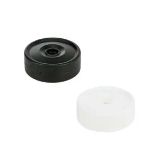 a black and white plastic checkers mega pieces