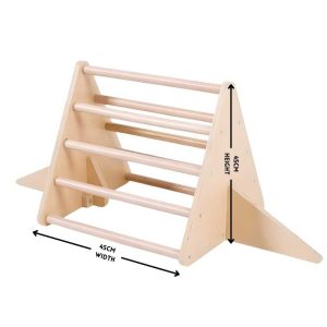 wooden pikler with measurements