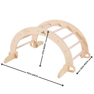 wooden kids arch with measurements