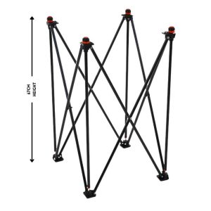 black carrom stand at 67cm height
