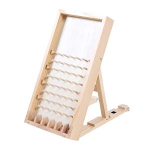 Wooden Plinko on a stand and wooden pegs
